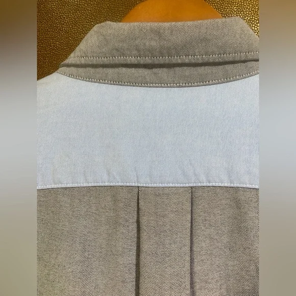 Vintage American Apparel Oxford Colorblock Shirt XS - Y2K/90s Preppy Unisex - Picture 5 of 12